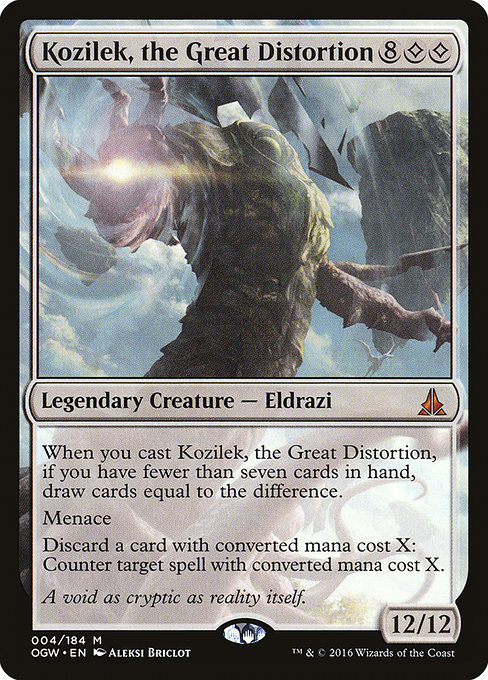 Kozilek, the Great Distortion from Oath of the Gatewatch