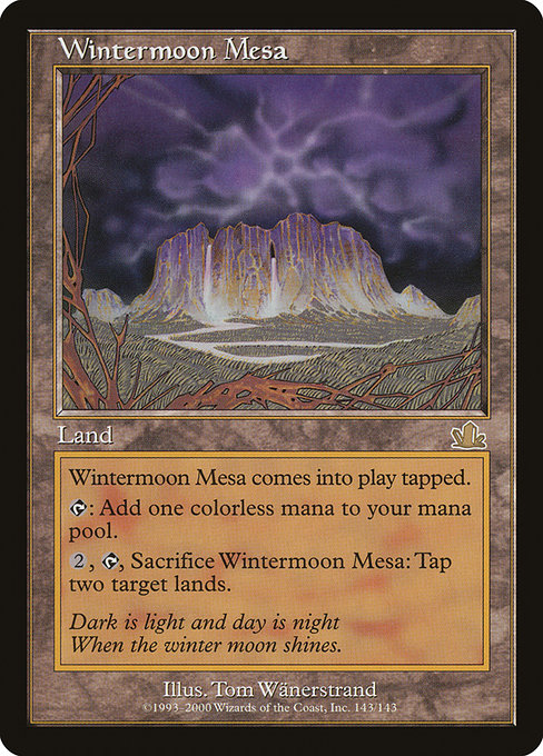 Wintermoon Mesa highlighted card art