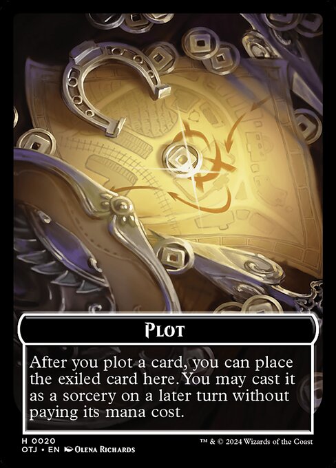 Plot highlighted card art