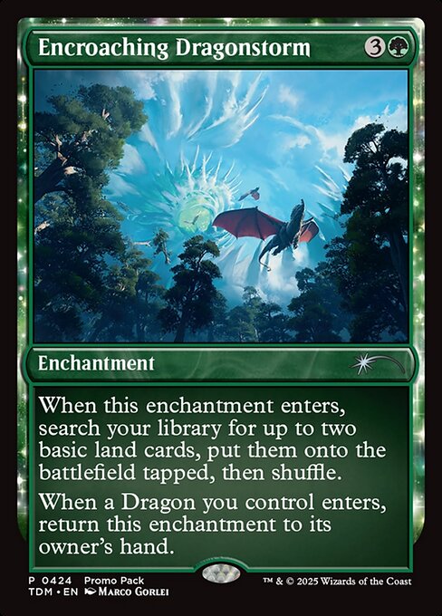 Encroaching Dragonstorm from Tarkir: Dragonstorm