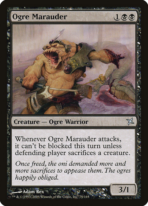 Ogre Marauder highlighted card art