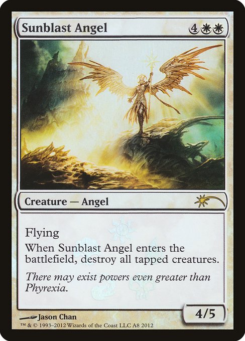 Sunblast Angel from Scars of Mirrodin Promos