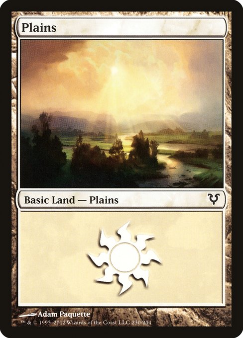 Plains from Avacyn Restored