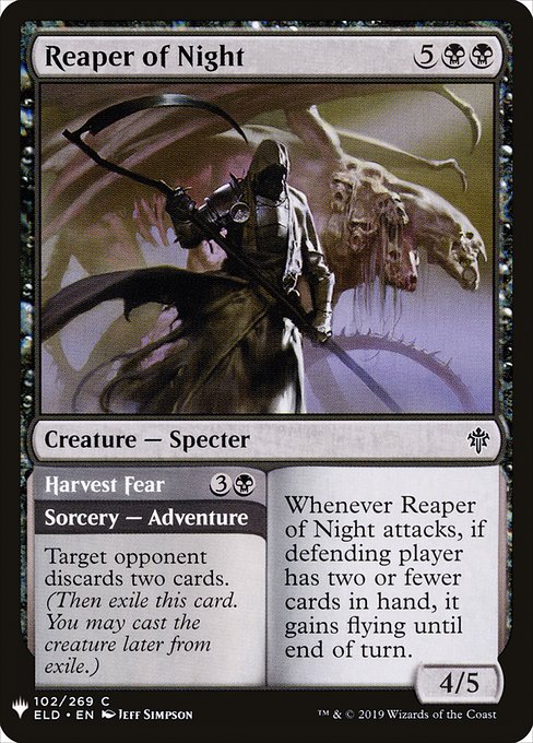 Reaper of Night // Harvest Fear highlighted card art
