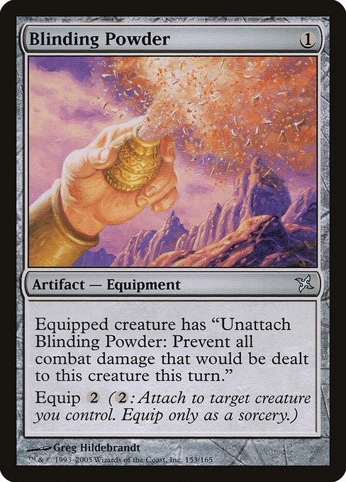 Blinding Powder highlighted card art