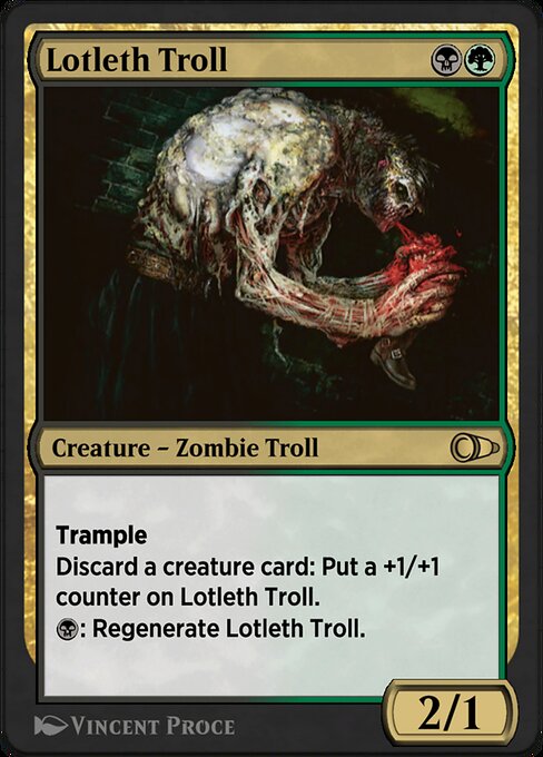 Lotleth Troll highlighted card art