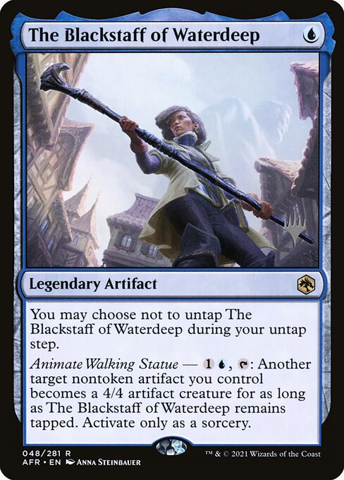 The Blackstaff of Waterdeep from Adventures in the Forgotten Realms Promos