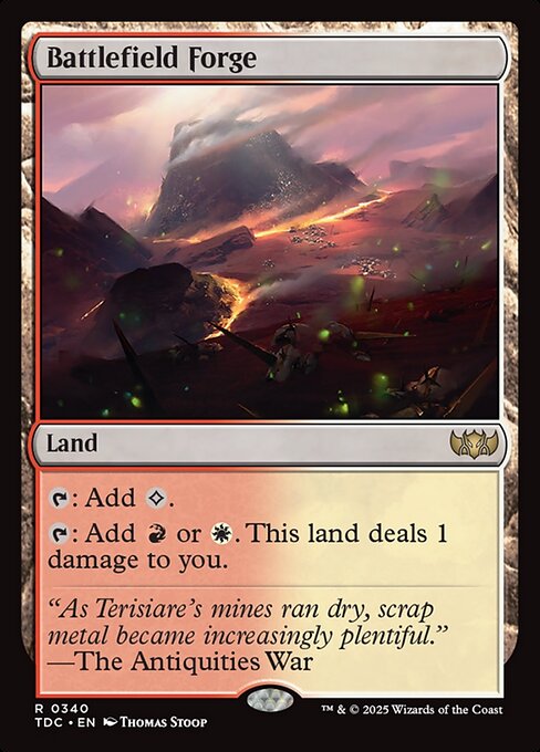 Battlefield Forge from Tarkir: Dragonstorm Commander