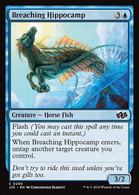 Breaching Hippocamp highlighted card art
