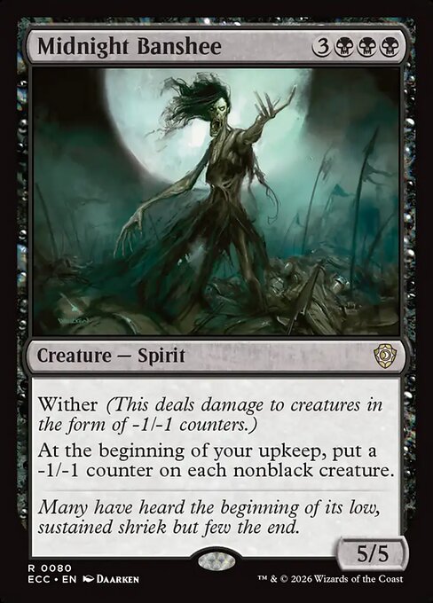 Midnight Banshee from Lorwyn Eclipsed Commander