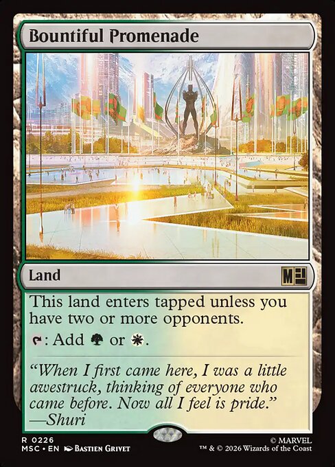 Bountiful Promenade from Marvel Super Heroes Commander
