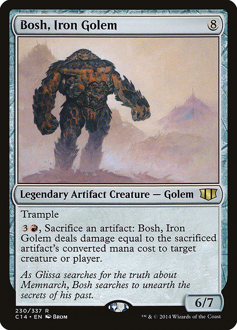Bosh, Iron Golem from Commander 2014