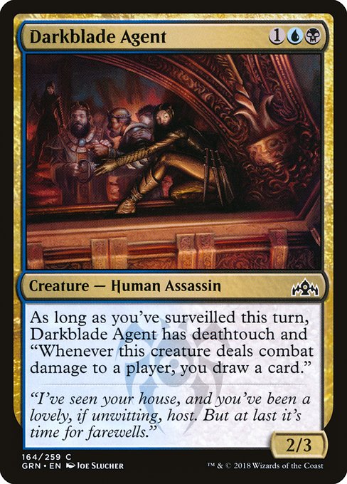 Darkblade Agent highlighted card art