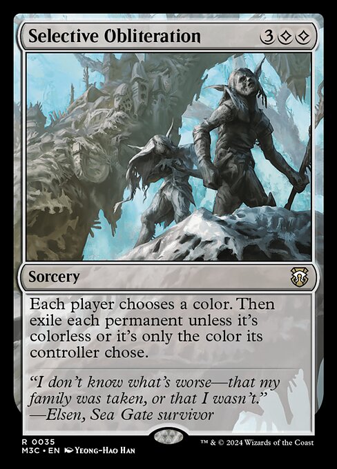 Selective Obliteration highlighted card art