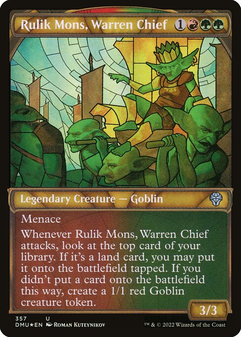 Rulik Mons, Warren Chief from Dominaria United