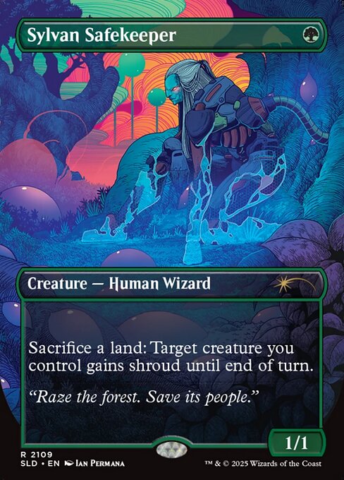 Sylvan Safekeeper highlighted card art
