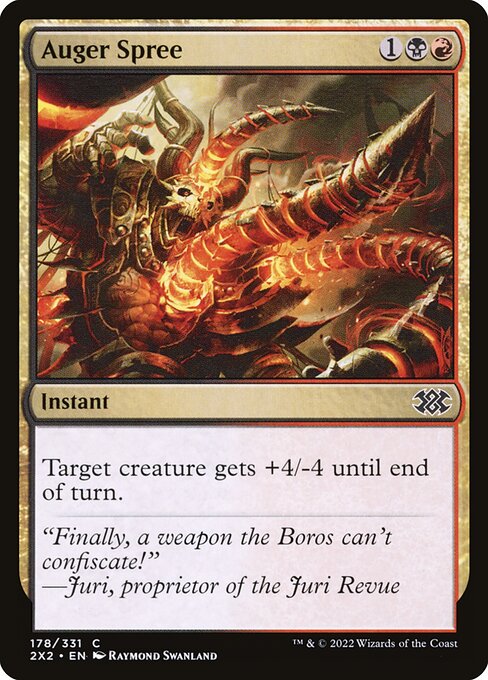 Auger Spree highlighted card art