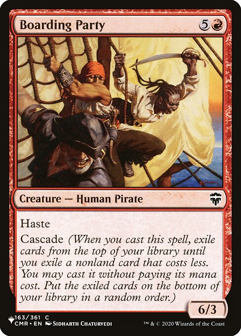 Boarding Party highlighted card art