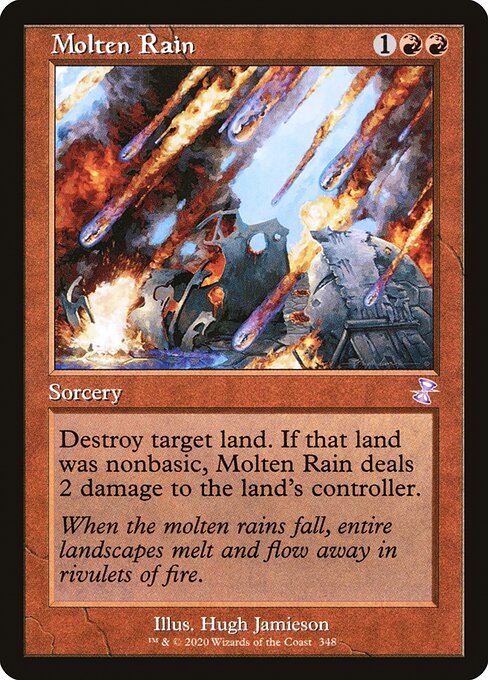 Molten Rain highlighted card art