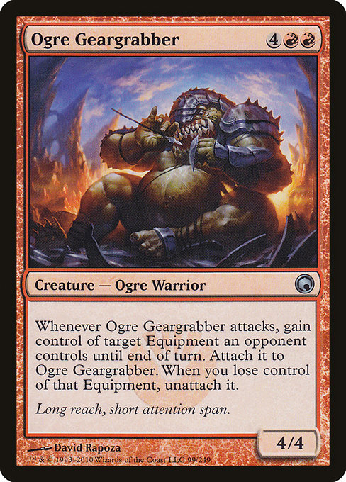 Ogre Geargrabber highlighted card art