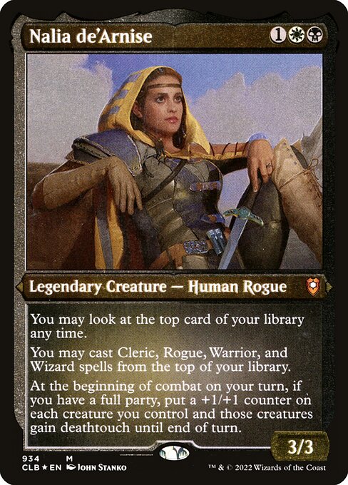 Nalia de'Arnise from Commander Legends: Battle for Baldur's Gate