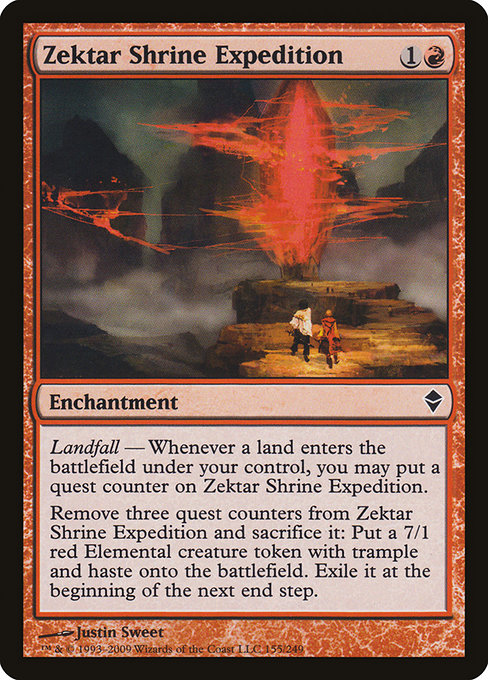 Zektar Shrine Expedition highlighted card art