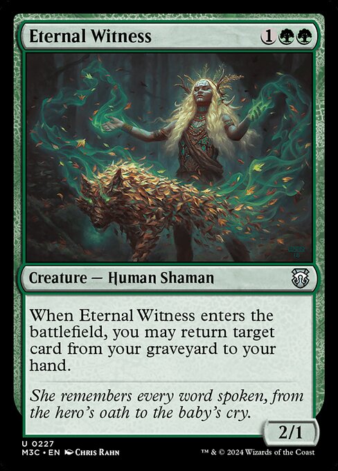 Eternal Witness from Modern Horizons 3 Commander