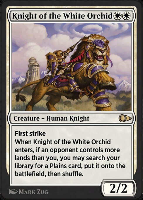 Knight of the White Orchid highlighted card art