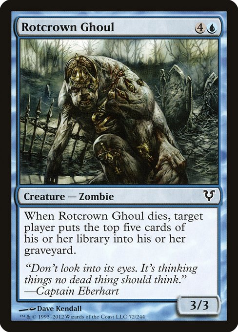 Rotcrown Ghoul highlighted card art