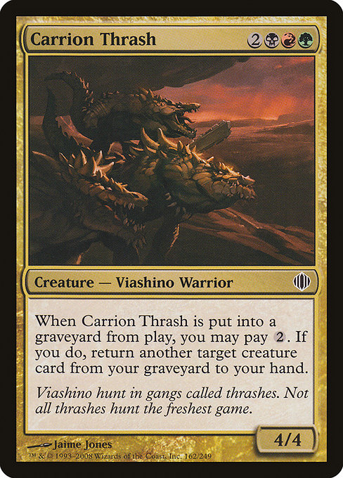 Carrion Thrash highlighted card art