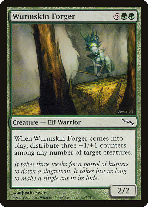 Wurmskin Forger highlighted card art