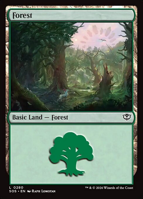 Forest from Secrets of Strixhaven
