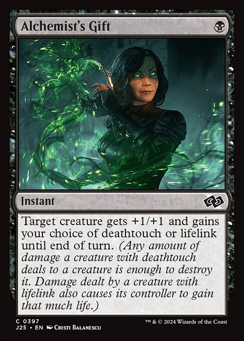 Alchemist's Gift highlighted card art