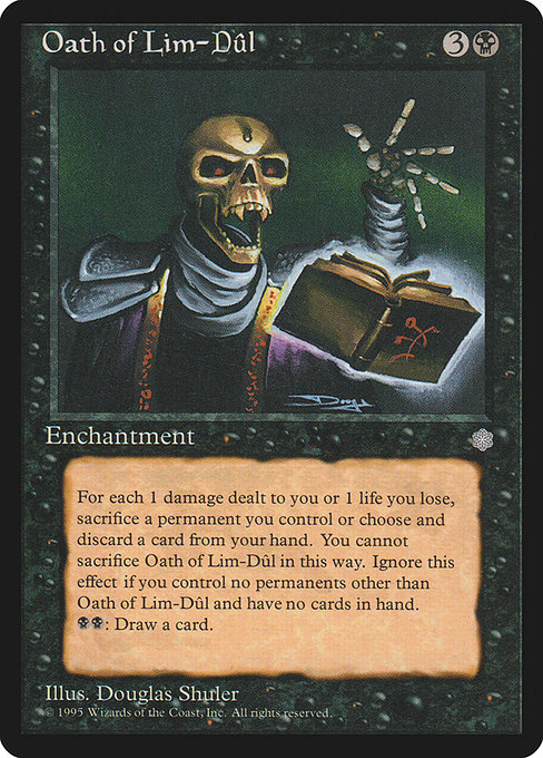 Oath of Lim-Dûl highlighted card art
