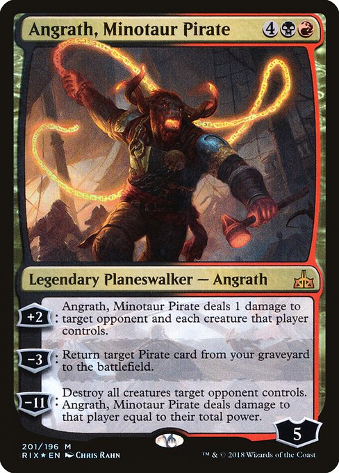 Angrath, Minotaur Pirate highlighted card art