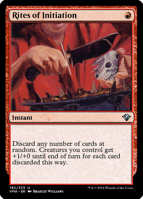 Rites of Initiation from Vintage Masters