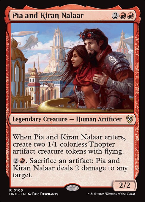 Pia and Kiran Nalaar highlighted card art