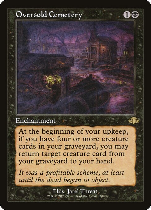 Oversold Cemetery from Dominaria Remastered