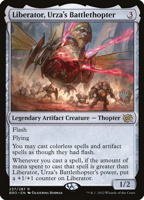 Liberator, Urza's Battlethopter from The Brothers' War Promos