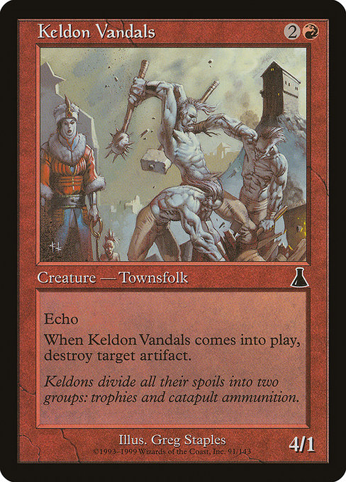 Keldon Vandals from Urza's Destiny