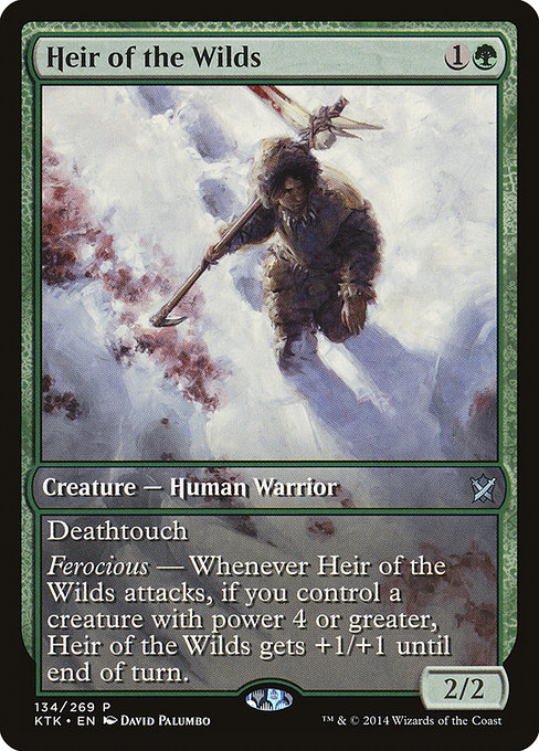 Heir of the Wilds from Khans of Tarkir Promos