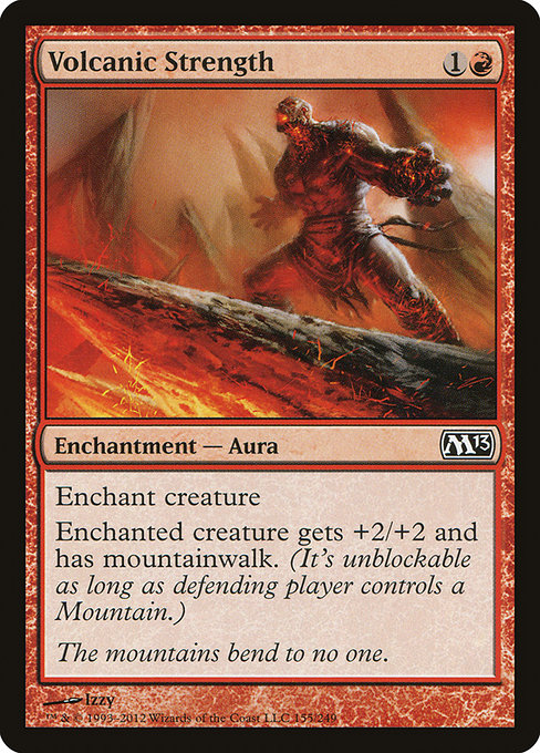 Volcanic Strength highlighted card art
