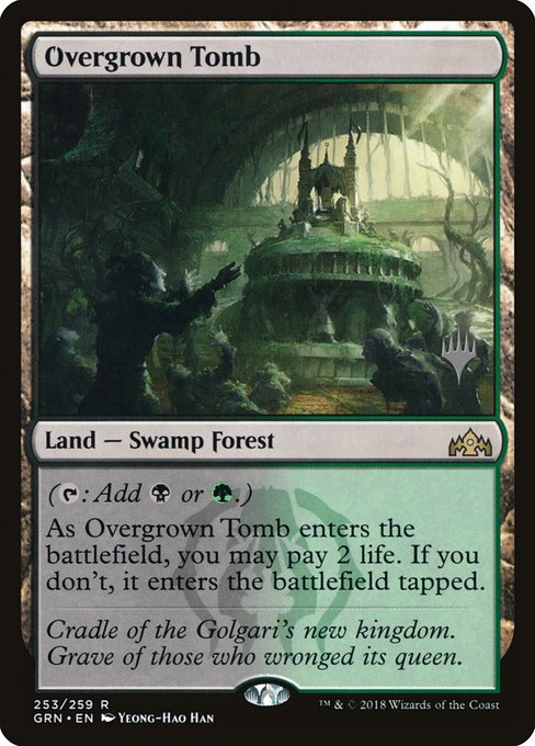 Overgrown Tomb from Guilds of Ravnica Promos