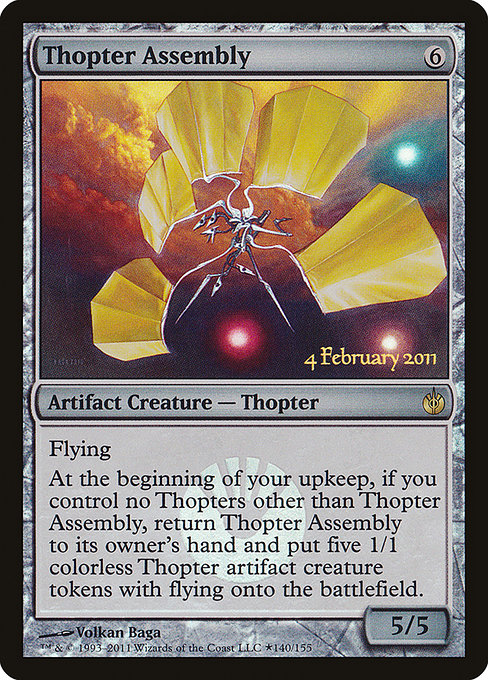 Thopter Assembly from Mirrodin Besieged Promos