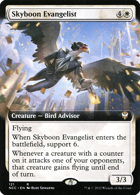 Skyboon Evangelist from New Capenna Commander
