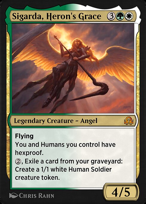 Sigarda, Heron's Grace highlighted card art