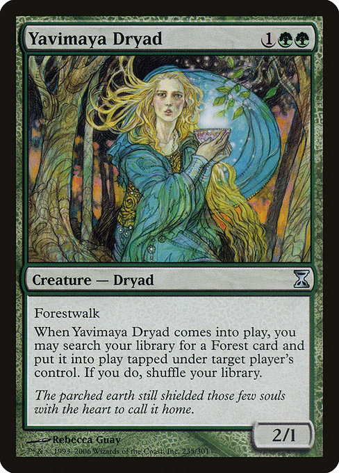 Yavimaya Dryad from Time Spiral