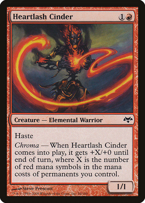 Heartlash Cinder highlighted card art