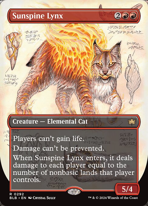 Sunspine Lynx from Bloomburrow
