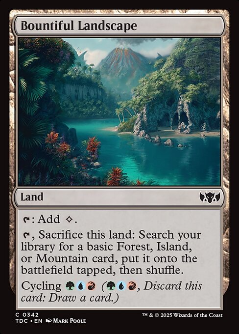 Bountiful Landscape highlighted card art